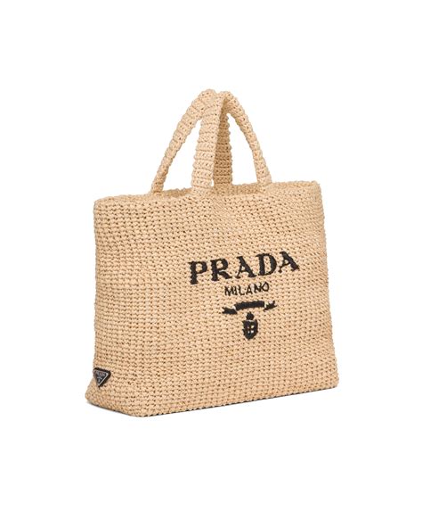 prada raffia.tote|prada shopping tote.